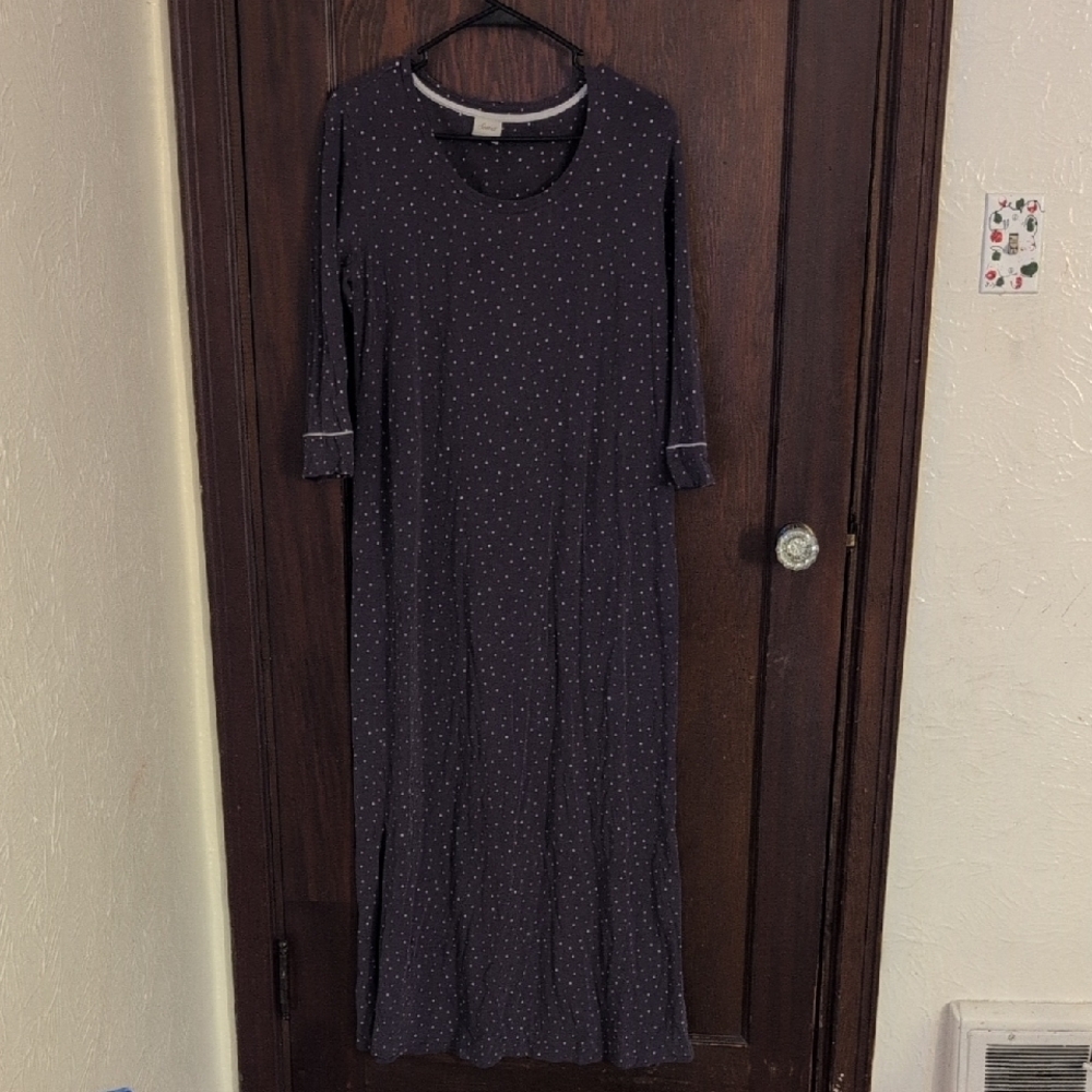 Soma Purple Polka Dot Nightgown Size Small
